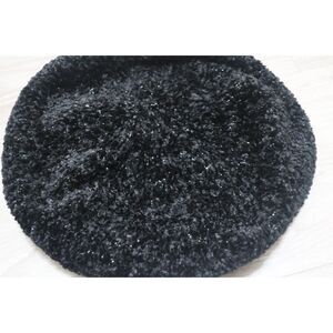 Black Shimmer Chenille Snood Lizi Pristine Condition